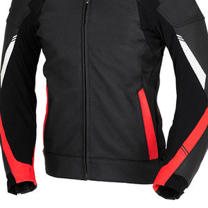 Veste de moto en cuir professionnelle à faible MOQ, prix bas, logo personnalisé disponible. - Product Image 5