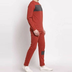 Conjunto Deportivo de Algodón para Hombre, Estilo Color Block, Cuello Alto, Manga Larga, Estampado, Hip Hop, Streetwear, Pantalones Jogger - Product Image 2
