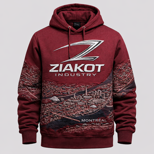 Sudadera con capucha con estampado personalizado, Jersey deportivo a la moda, cosido azul claro, negro y rosa - Product Image 1