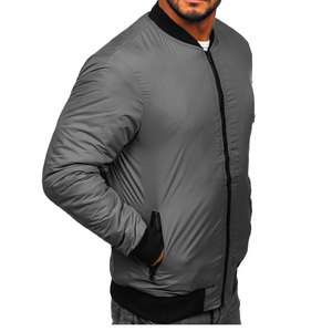 Wholesale Custom Men's Winter Bomber <b>Jackets</b> Windproof Anti-Bacterial Breathable Eco-Friendly Men Bomber <b>Jackets</b> - Product Image 3