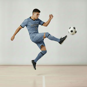 ชุดฟุตบอลสำหรับผู้ใหญ่ชายและหญิง แขนสั้น แห้งเร็ว ชุดฝึกซ้อมสำหรับเด็ก - Product Image 2