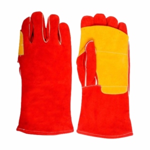 Gants de sécurité robustes en cuir de vachette pleine fleur pour la protection des mains contre le feu, la construction et la soudure, équipement de renforcement - Product Image 1