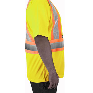 Camiseta de Seguridad de Alta Visibilidad para Hombre, Ropa de Trabajo, Camiseta de Alta Visibilidad para Trabajador de la Construcción con Mangas Largas Reflectantes - Product Image 6