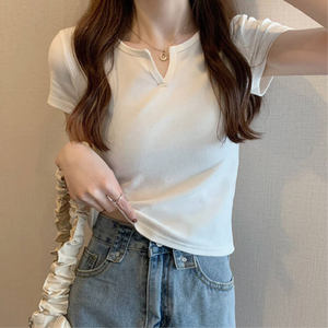 Shorts de Alta Calidad al por Mayor para Mujer, Diseño Veraniego, Camiseta de Manga Corta para Mujer, Ropa Nueva 2024 - Product Image 6