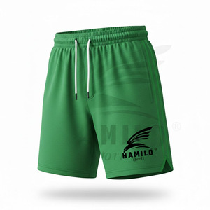 Breathable High Quality <b>Elastic</b> Waist Solid Men Shorts Lightweight Quick Dry Wholesale Casual Wear - Product Image 3