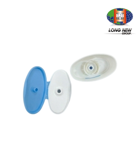 Tapa abatible ovalada de plástico OEM LONGNEW |   Tapa de Botella Cosmética Personalizada para Champú, Loción y Tubos Exprimibles - Product Image 2
