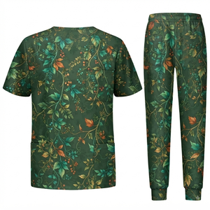 Wholesale High Quality Premium Medical <b>Scrub</b> <b>Set</b> for Men Women Hospital Nursing Uniform Healthcare Workwear Custom Logo OEM ODM - Product Image 2
