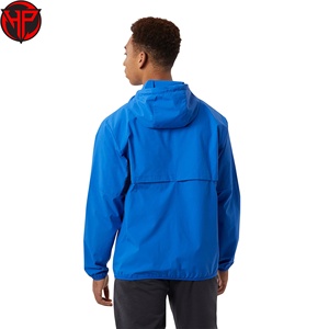 เสื้อแจ็คเก็ตไนลอนสตรีทแวร์ผู้ชายแบบ OEM สกรีนโลโก้ตามสั่ง ตัดต่อสีสัน ลายปักกราฟิก เสื้อแจ็คเก็ตวอร์มกีฬา - Product Image 4