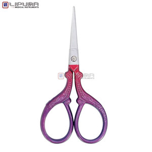 Luxury Ergonomic Curved Beauty Sharp Stainless Steel Blades Rounded Tip <b>Nail</b> Fancy <b>Scissors</b> Gentle Trimming - Product Image 6