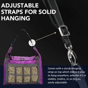 Bolsas de Almacenamiento de Heno para Caballos, Extra Grandes y Resistentes, de Poliéster, 50x20x40cm, Diseño y Color Personalizables - Product Image 4