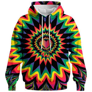 Sudaderas con capucha de tela suave y duradera para hombre, con estampado tie-dye, precio razonable, precio económico y sostenible, tallas grandes, antibacterianas. - Product Image 5