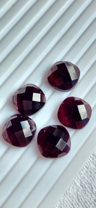 Piedras Preciosas Sueltas de Granate Rojo Intenso Natural al por Mayor - Piedras Facetadas en Forma de Cojín para Joyería, Todas las Formas y Tamaños Disponibles - Product Image 4