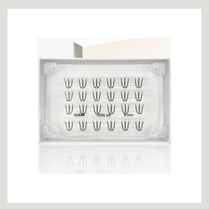 Extensions de cils imperméables Olrio sans colle, cils individuels, paquet unique PLUS, transparents, courts, 2 types, choisissez 1 parmi les faux cils - Product Image 1