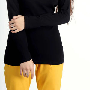 Camisetas de Manga Larga Ajustadas para Mujer, Estilo Urbano, 100% Algodón Elástico, Estampado Personalizado - Product Image 4