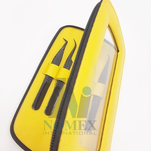 Ensemble de pinces à cils noir plasma Superbe assurance qualité Pince à épiler d'extension de cils diamantée avec différents points inclinés - Product Image 6