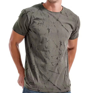เสื้อยืดผู้ชายสไตล์ฮิปฮอป แขนสั้น ผ้าฝ้าย 100% ทรงลำลอง แฟชั่น ทันสมัย พร้อมโลโก้สั่งทำพิเศษ ทรงปกติ ผ้าคุณภาพสูง - Product Image 1