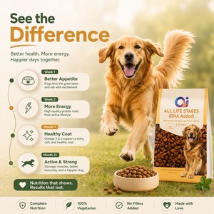 Aliments secs pour chiots et chiens, qualité importée, vente en gros directe d'usine, OEM ODM, aliments pour animaux de compagnie directement du fabricant fournisseur - Product Image 4