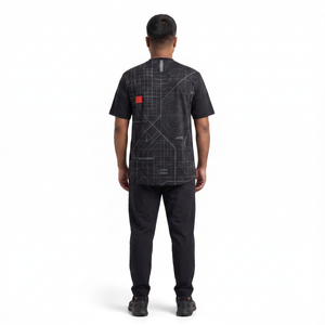 เสื้อยืดผู้ชายผ้าฝ้ายออร์แกนิค 180GSM พิมพ์ลายกราฟิก ทรงหลวม สไตล์สตรีทแวร์ ออกแบบลายพิมพ์ตามสั่ง OEM พร้อมโลโก้ด้านหน้า ไซส์ 2XL - Product Image 2
