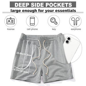 Pantalones Cortos Deportivos de Poliéster de Secado Rápido de Alta Calidad para Hombre, Pantalones Cortos de Verano Personalizados para Correr, Pantalones Cortos Deportivos Sublimados al por Mayor con Bolsillo - Product Image 3