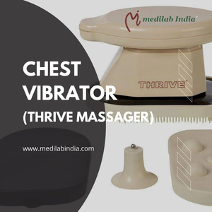 Medlab India THRIVE 717 MASAJERO Vibrador de Pecho - Instrumento de Rehabilitación con Cierre de Botón para Alivio del Dolor en Fisioterapia - Product Image 1