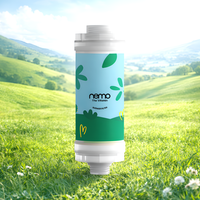 Filtre de douche NEMO à l'arôme de fraise, en plastique, coréen, 2 étapes, adoucisseur d'eau et de vitamines, élimination du chlore, certifié RoHS, usage domestique