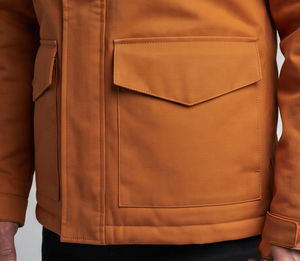 Hunting Wear Softshell Jacket <b>Men</b> Waterproof Softshell Hunting Jacket Casual Thick Solid Color Hunting Jacket With Pockets - Product Image 2