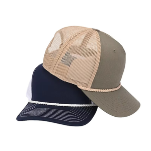 Casquette Trucker Unisexe 2026 en Corde avec Dos en Maille, Chapeau Réglable à Fermeture Snapback, Casquette de Baseball Style Classique, Logo Personnalisé, Couvre-chef Décontracté pour l'Extérieur - Product Image 1