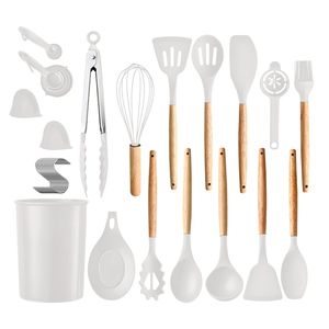 Ensemble d'ustensiles de cuisine 35 pièces : Spatules, accessoires de pâtisserie, support et fouet séparateur d'œufs - Product Image 4
