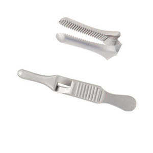 Pince chirurgicale Dieffenbach Serrefine Bulldog incurvée de 1,5 pouce en acier inoxydable pour occlusion vasculaire - Product Image 2