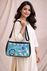 กระเป๋าสะพายไหล่ทำมือประดับลูกปัดสไตล์โบฮีเมียนสุดหรู ทันสมัย น้ำหนักเบา เป็นมิตรกับสิ่งแวดล้อม โดย glowin fashion - Product Image 3