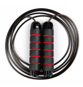 Corde à sauter lestée réglable avec poignée en ABS, longueur 2,5 m, pour exercices à domicile, équipement d'entraînement physique unisexe - Product Image 5