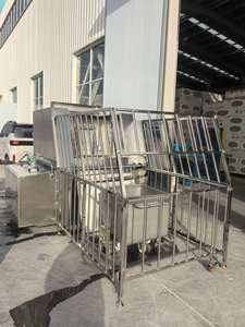 Nouveau nettoyeur haute pression commercial automatique <span class=keywords><strong>Euro</strong></span> Bin chariot à viande laveuse chariot à viande industriel Machine à laver - Product Image 2