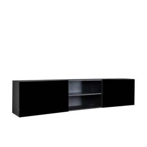 FCH Modern Minimalist Floating <b>TV</b> <b>Stand</b> High Glossy <b>65</b>-inch <b>TVs</b> Wall-Mounted Entertainment Center 2 Large Drawers Display - Product Image 2