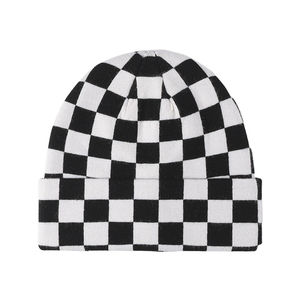 Knit Beanie Hat Soft Warm Winter <b>Cap</b> Stretch Acrylic Fold Cuff Custom Embroidery Casual Unisex Headwear Wholesale OEM ODM - Product Image 1
