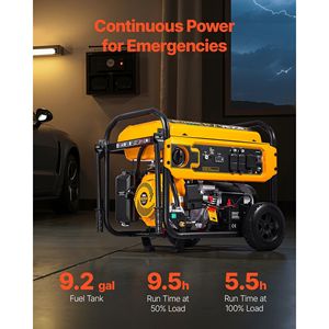 Generatore Portatile a Doppia Alimentazione 13500W di Potenza di Picco a Benzina e 12000W di Potenza di Picco a GPL, Generatori Elettrici di Backup per Casa - Product Image 3