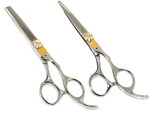 Ciseaux de coiffure professionnels et personnels KIMBEL japonais en acier inoxydable J2 420 - Product Image 2