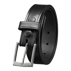 Custom Made Casual Cow Hide Leather Belts with <b>Iron</b> Buckle High Quality <b>Lightweight</b> Made in Pakistan - Product Image 1