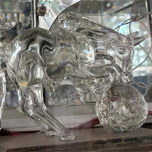 Figurine artisanale en verre soufflé à la main sur le thème des animaux, unique, en provenance d'Inde - Product Image 5