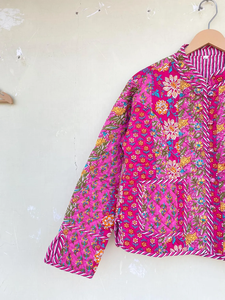 แจ็กเก็ตผ้าฝ้ายบุนวมทำด้วยมือสไตล์วินเทจ - Product Image 3