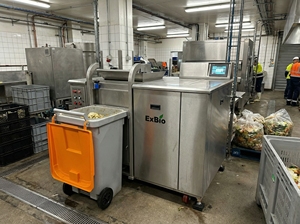 Máquina de Compostaje de Residuos de Alimentos Exbio de Acero Inoxidable, 300 kg/día, con Elevador Conveniente para Eliminar Residuos de Alimentos, para Hoteles - Product Image 2