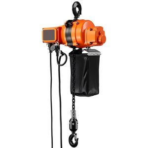 Polipasto Eléctrico de Cadena de 1100 Libras con Altura de Elevación de 20 Pies, Grúa Aérea Monofásica de 120V, Control Remoto Inalámbrico de 328 Pies y Control Remoto con Cable de 15 Pies - Product Image 1