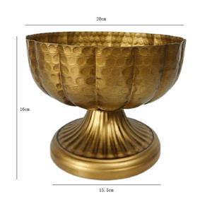 bold blossom High Quality Copper Metal <b>Vase</b> Modern Home <b>Wedding</b> Event Table Centerpieces Decor Wholesale - Product Image 5