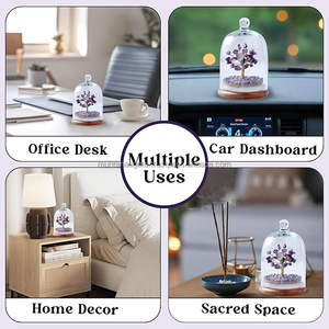 Arbre d'améthyste artisanal de qualité supérieure en gros, contenant en forme de dôme, pierre précieuse de guérison, bonsaï, Reiki, chakra, méditation, décoration énergétique pour la maison, mascotte - Product Image 6