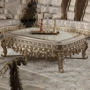 Juego de Sofás de Madera de Caoba Sólida con Diseño Francés para Sala de Estar, Tallado a Mano, Tapizado, Muebles de Lujo Hechos en Indonesia - Product Image 5