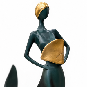 Escultura Femenina Abstracta Moderna de Poliresina, Figura Decorativa para Decoración del Hogar y Oficina - Product Image 2
