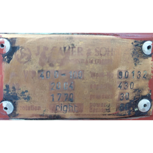 Compresseur d'air marin WP 400-100, unité haute pression 30 bars, 430 L/min pour systèmes de démarrage de moteurs de navires, OEM - Product Image 5