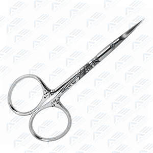 Tijeras para cutículas afiladas extra finas, hoja curva de acero inoxidable para recorte de precisión, accesorio de belleza y herramienta de manicura - Product Image 3