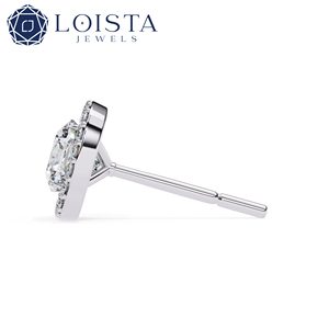 Boucles d'oreilles en diamant cultivé en laboratoire certifié IGI Gia Betterstar HPHT CVD, boucles d'oreilles en or 14k 18k, bijoux en diamant cultivé en laboratoire - Product Image 2