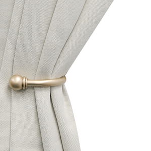 Modernos sujetadores metálicos para cortinas - Product Image 5