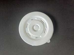 Flat PET <b>Plastic</b> <b>Cup</b> Lid 92 mm black, transparent, and white for hot and iced <b>drink</b> - Product Image 4